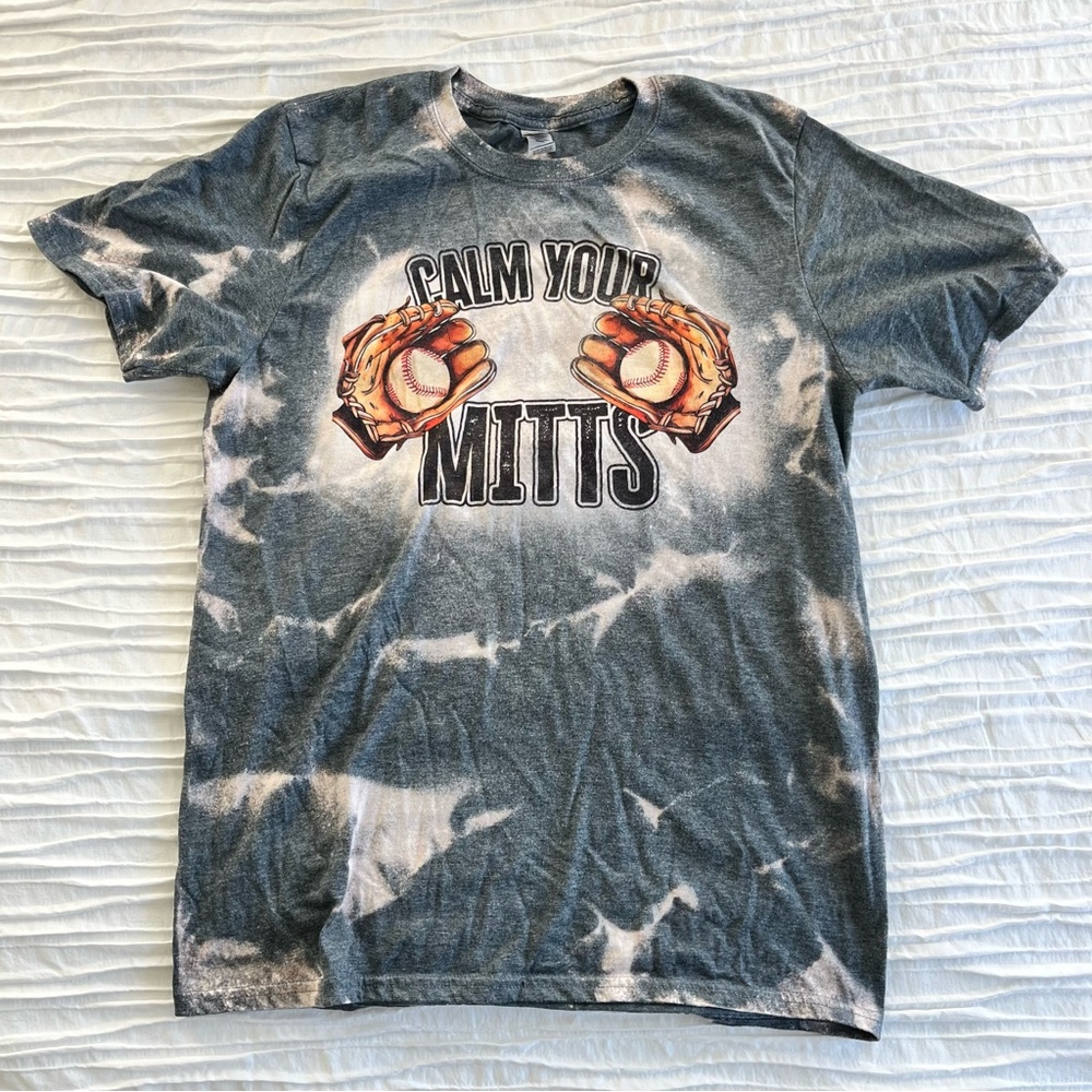 Gildan Blue Tie-Dye Graphic T-Shirt